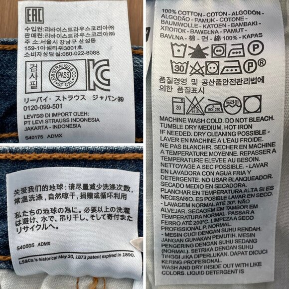 Levi’s Shorts Women 30 Waist 501 Original Fit High Rise Denim Blue Button Fly - Picture 13 of 14